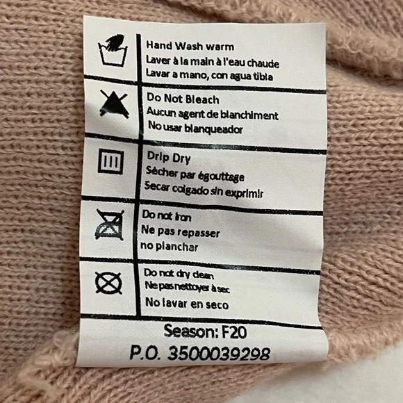 Carhartt light pink logo beanie unisex one size fits all - Picture 5 of 5